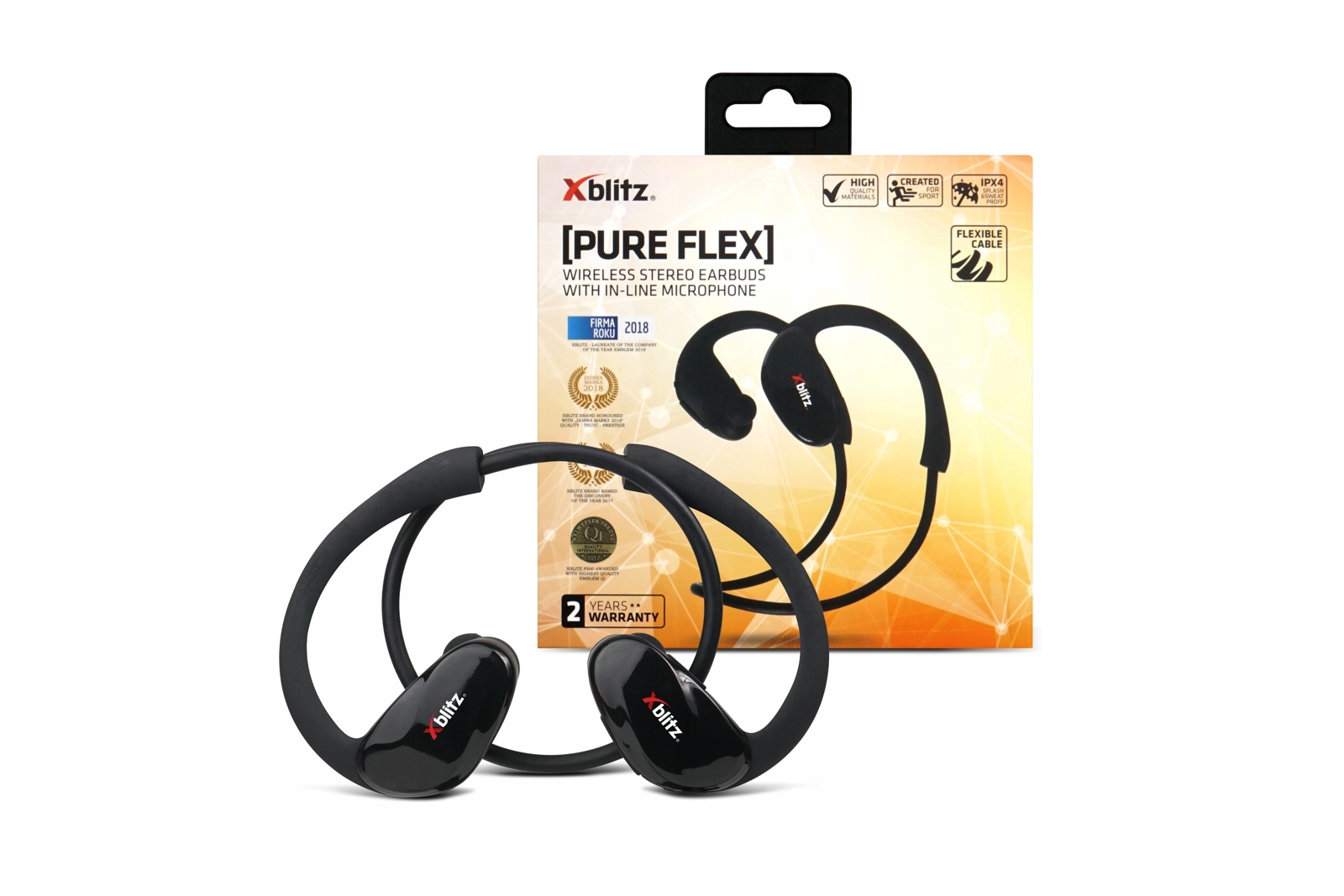 

Bezprzewodowe Słuchawki Bluetooth Xblitz Pure Flex