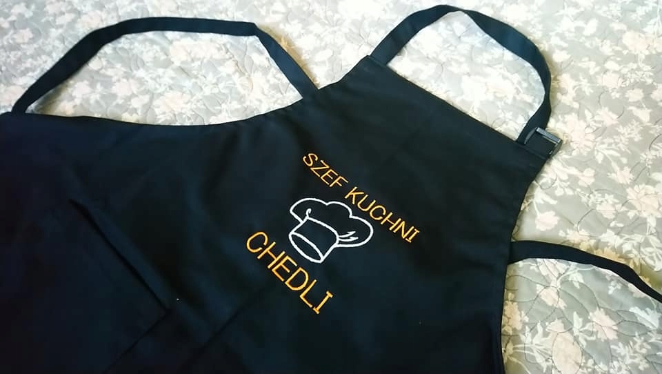 Fartuch kuchenny grill Haft Master Chef prezent Długość 90 cm