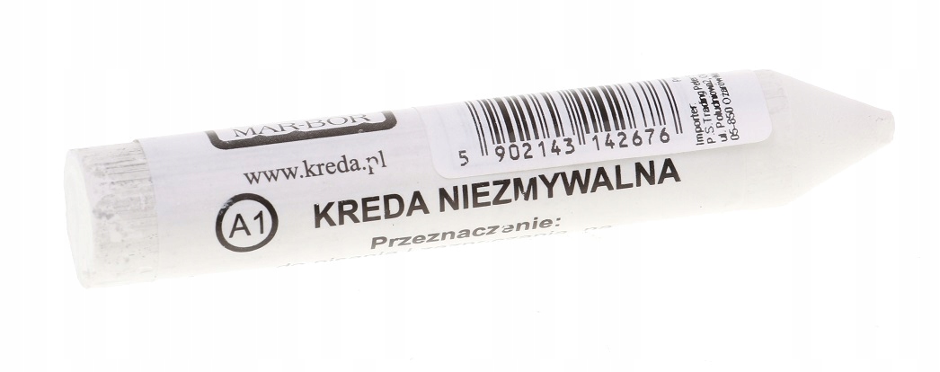 KREDA BIAŁA SZKOLNA NIEZMYWALNA TYP.A 100 mm