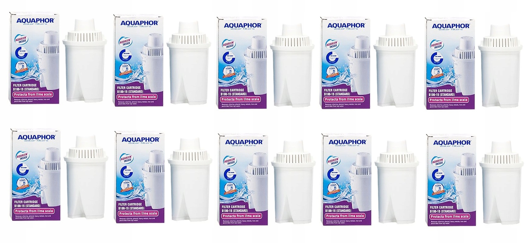

Oryginalny Filtr Wody Classic Aquaphor B15 10szt