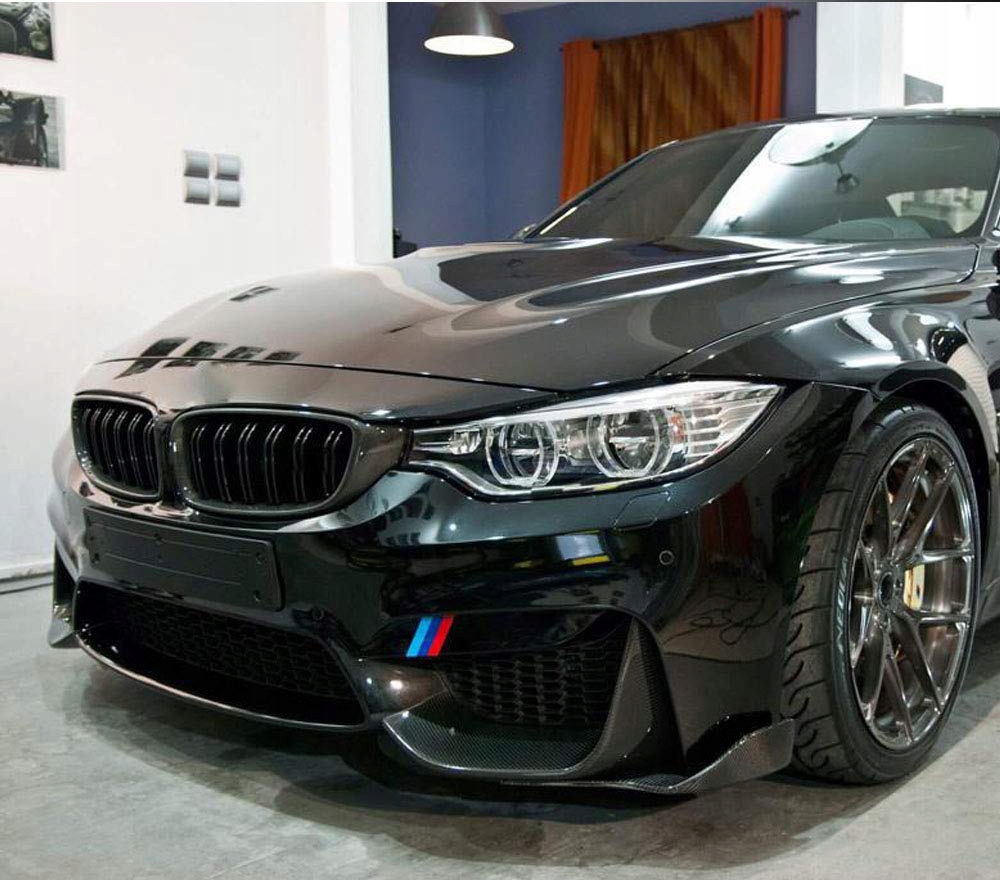 SPOILERY DOKŁADKI ZDERZAKA CARBON BMW M3 M4 F82 Strona zabudowy przód