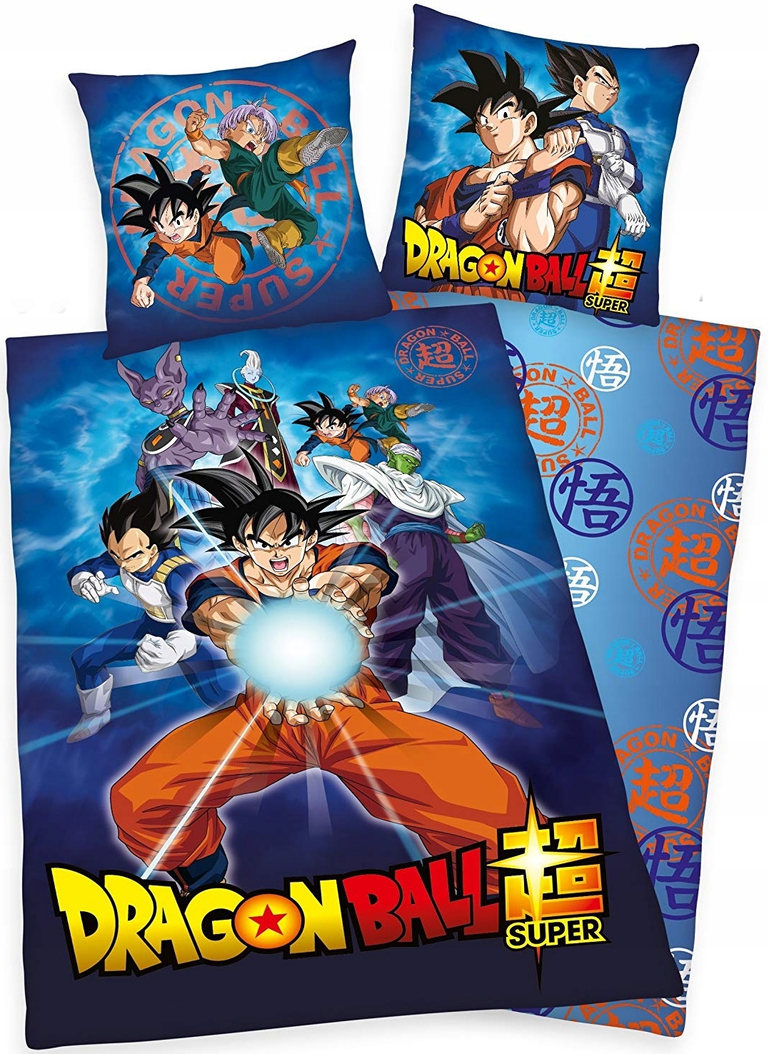DRAGON BALL POŚCIEL 140X200 MANGA BAWEŁNIANA GOKU DRAGONBALL ORYGINALNA