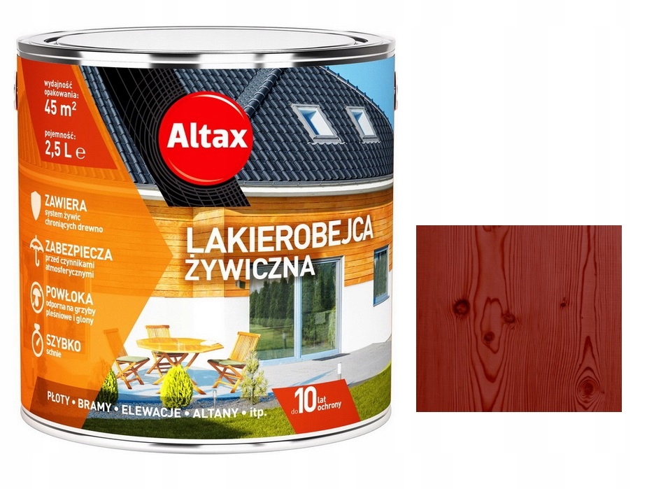 

Altax Lakierobejca Żywiczna 2,5L Jatoba 10 Lat