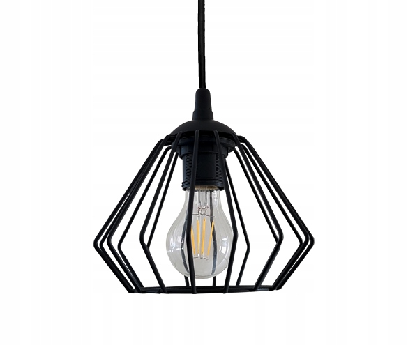 

Lampa wisząca sufitowa z drutu zwis druciany loft