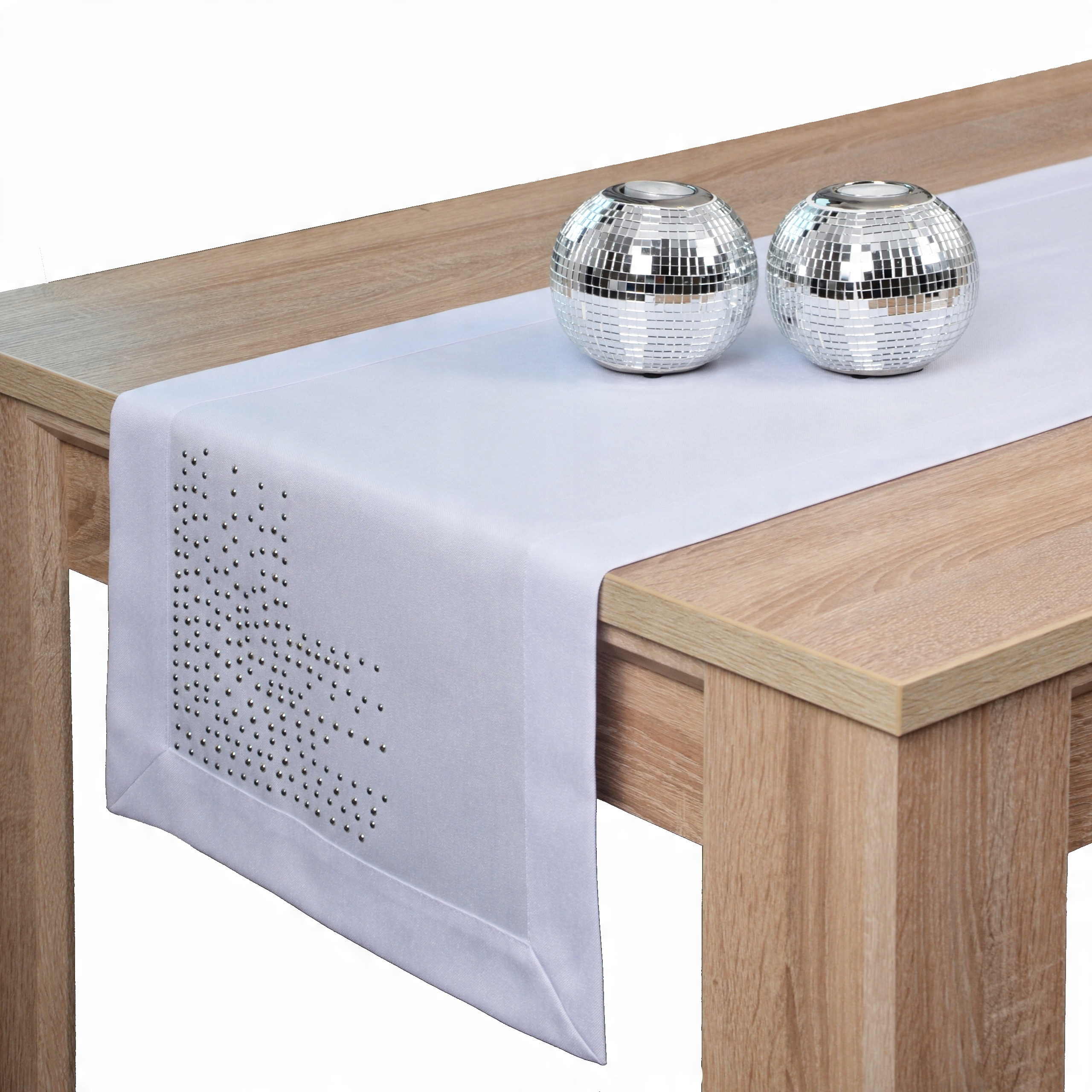 

pas Panama Decor dżety 40x140 plamoodporny biel