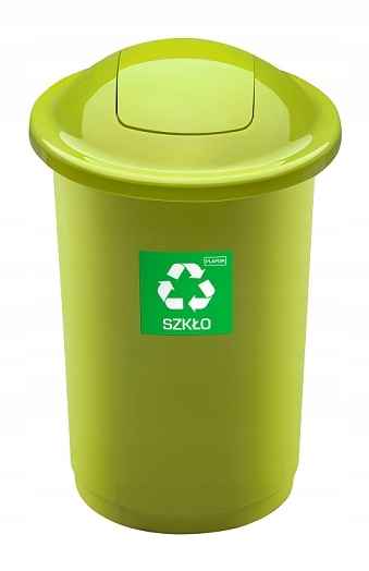 4 x Kosz zestaw do segregacji odpadów śmieci 4x50l Rodzaj pojemniki do segregacji