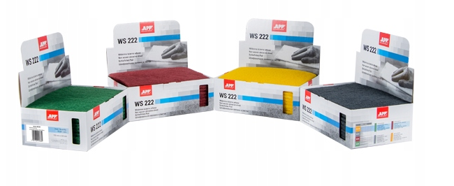 WŁÓKNINA ŚCIERNA CZERWONA ARKUSZ 150x230MM APP Kod producenta 06Z110