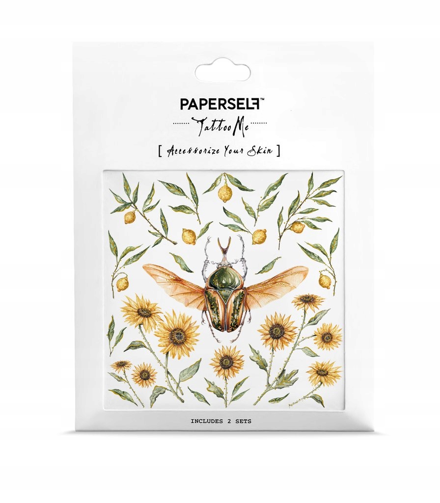 

Paperself tatuaż naklejka Chrząszcz dla kobiet