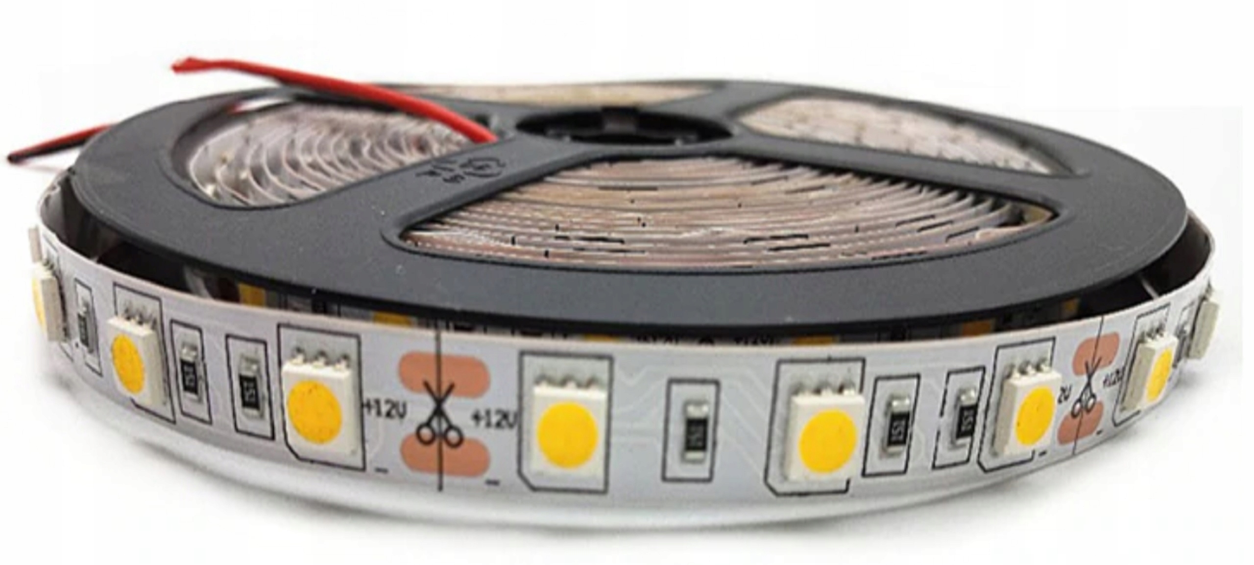 TAŚMA LED 5050 60LED 1M IP20 BIAŁY CIEPŁY 14,4W Marka Feniks