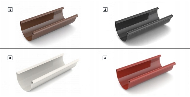 rynna 100mm Bryza Cellfast GRAFIT GRAFITOWY dł. 4m Rodzaj Rynna