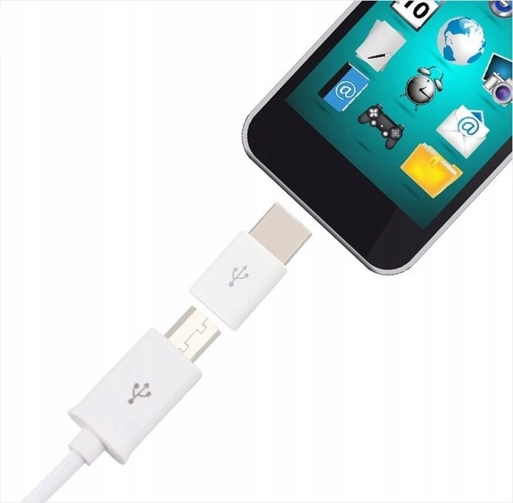 Adapter MICRO USB- USB-C Samsung Huawei Sony XIOMI Zastosowanie USB, FireWire