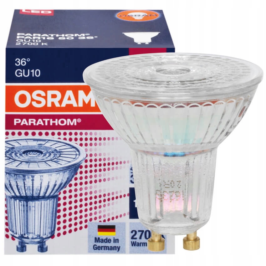 OSRAM LED PARATHOM PAR16 4.3 W=50W 2700K GU10 8104