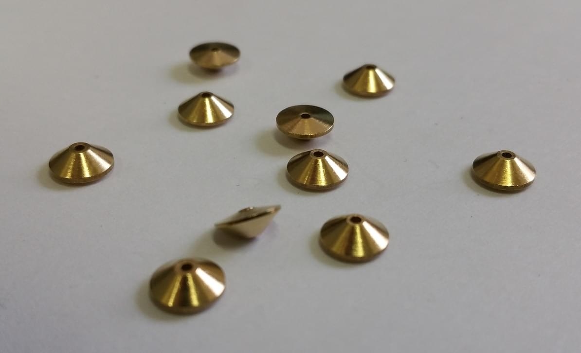 STOŻEK MOSIĘŻNY POLEROWANY 10-SZTUK ROZMIAR-0