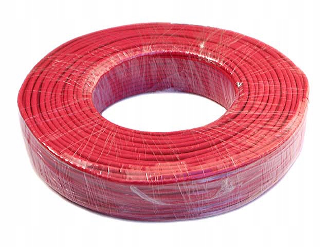 Przewód skrętka U/utp kat.5E linka AWG24 Pvc 100m czerwony Telegartner