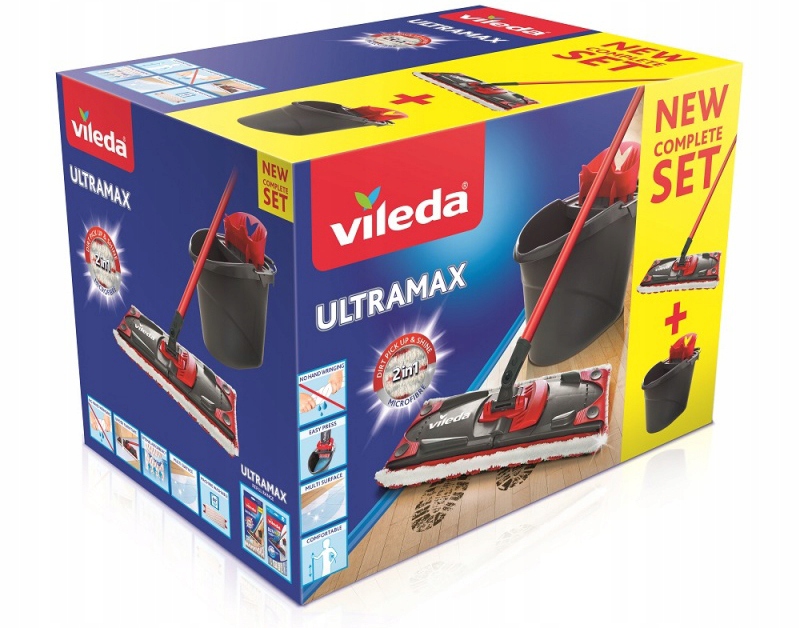

Vileda Zestaw Ultramax Box Mop Wiadro Wyciskacz