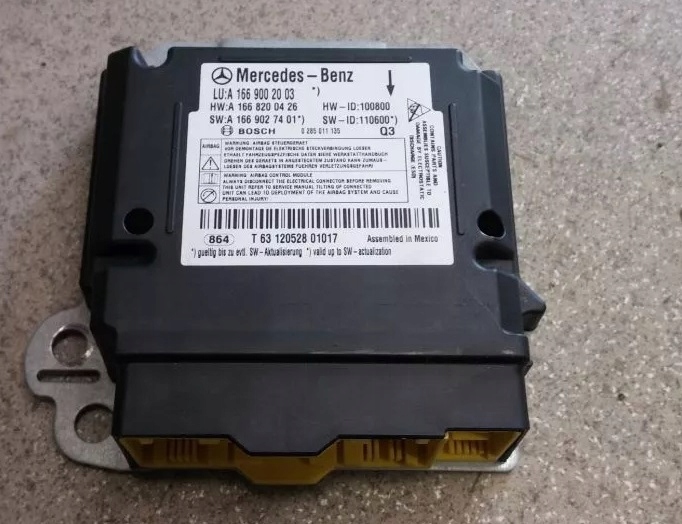 AIRBAG CRASH DATA SRS RESET MERCEDES