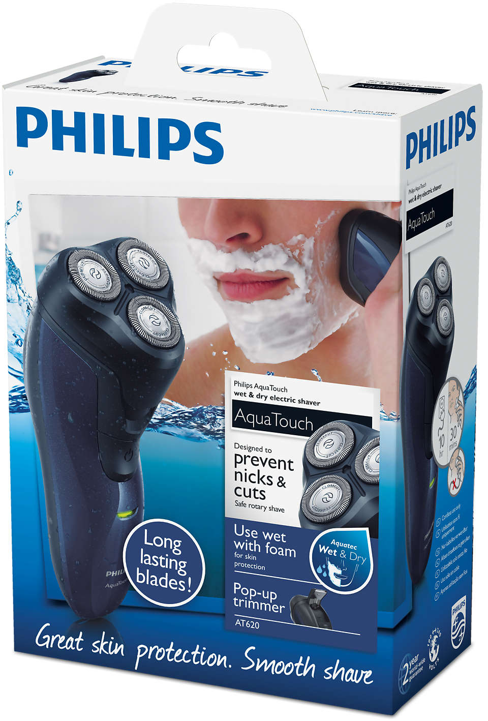 

Golarka Philips AT620 Trymer na sucho i mokro Fv