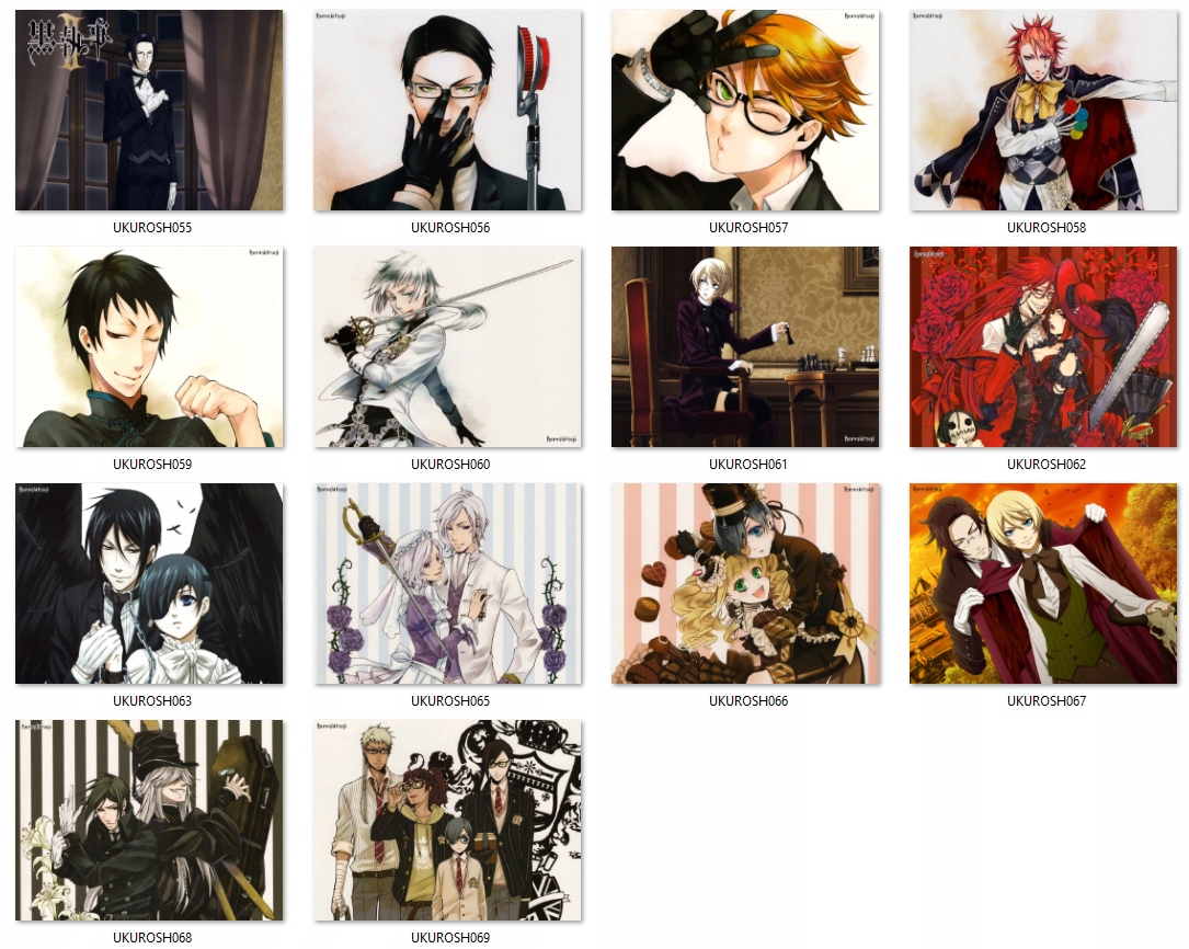 Poduszka Kuroshitsuji Manga Anime DO WYBORU Marka bez marki