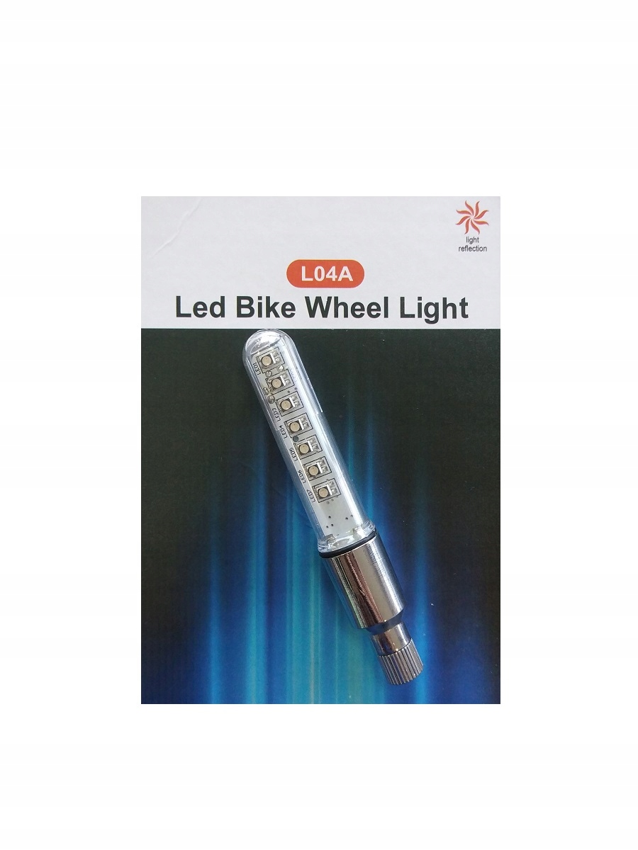 

Diody Led lampka na wentyl rowerowy L04A