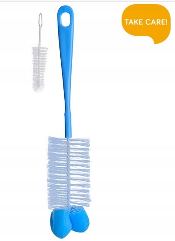 BabyOno Szczotka do Butelek Gąbka 720 Niebieska Kod producenta 720