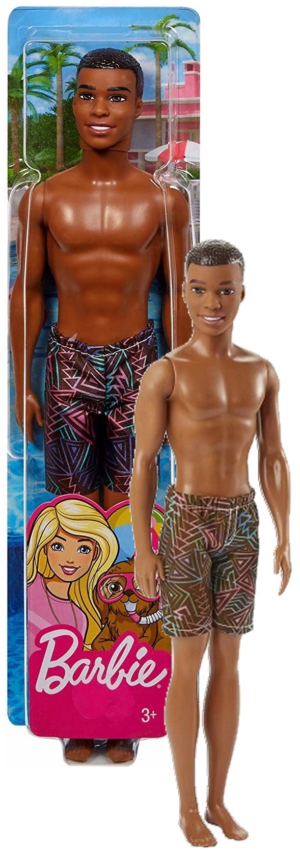 

Lalka Barbie Ken Plażowy DWK07 Mattel