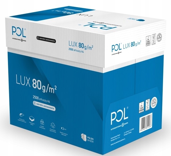 

Papier Ksero A4 Pol Lux 80G Biały Pollux