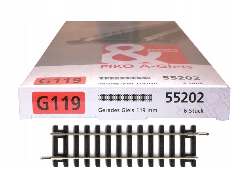 

Piko A-Gleis Tor Prosty Modelowy G119 55202