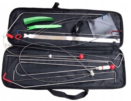 ZESTAW AWARYJNE OTWIERANIE DRZWI SAMOCHODU AUTA