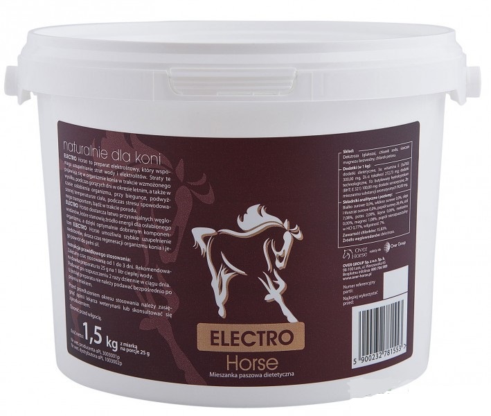 ELEKTROLITY W PROSZKU DLA KONI OVER HORS