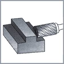 PILNIK OBROTOWY FREZ 10x20 CHWYT 6MM VHM LONG L220 Twardość (HRC) 45