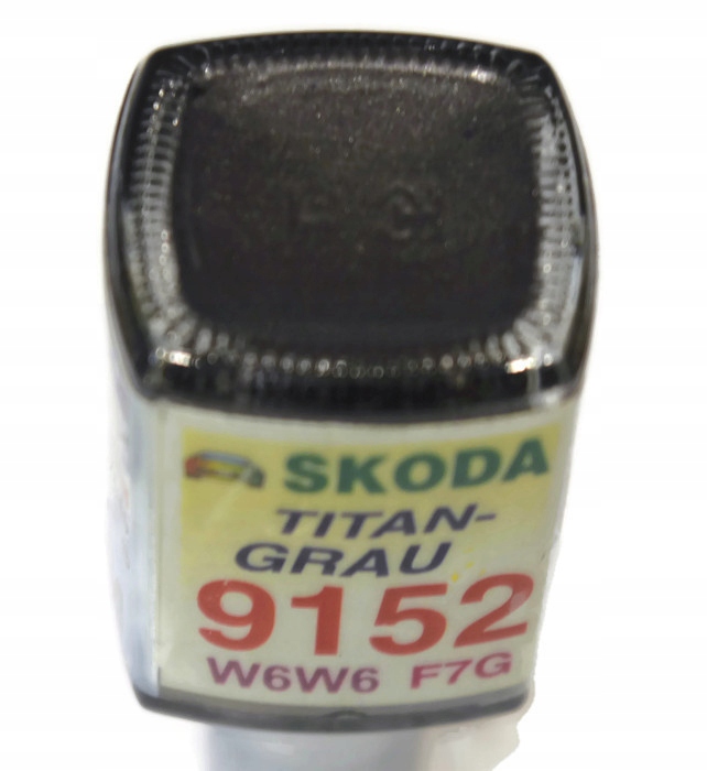 SKODA 9152 TITAN GRAU LAKIER ZAPRAWKA DO RYS ARA 10 ML