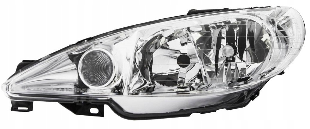 Peugeot 206 98-05 Světlomet Nová Lampa H7 Přední Levá Homologace