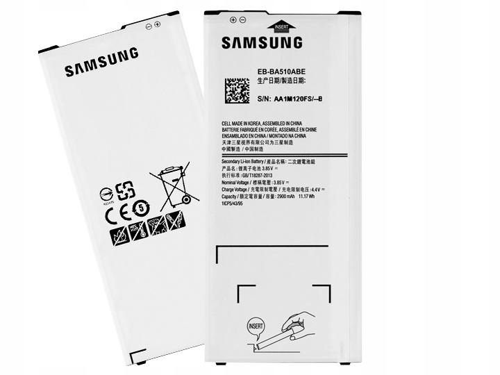 

Oryginalna Bateria Samsung EB-BA510ABE