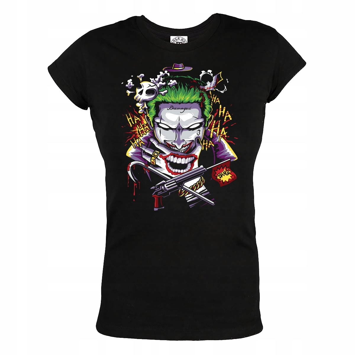 

Damska Koszulka Super Bohater Joker BAT07