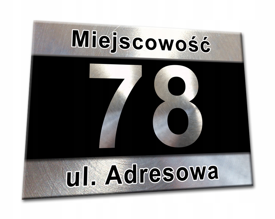 

Tabliczka Z Adresem adres dom numer domu tablica