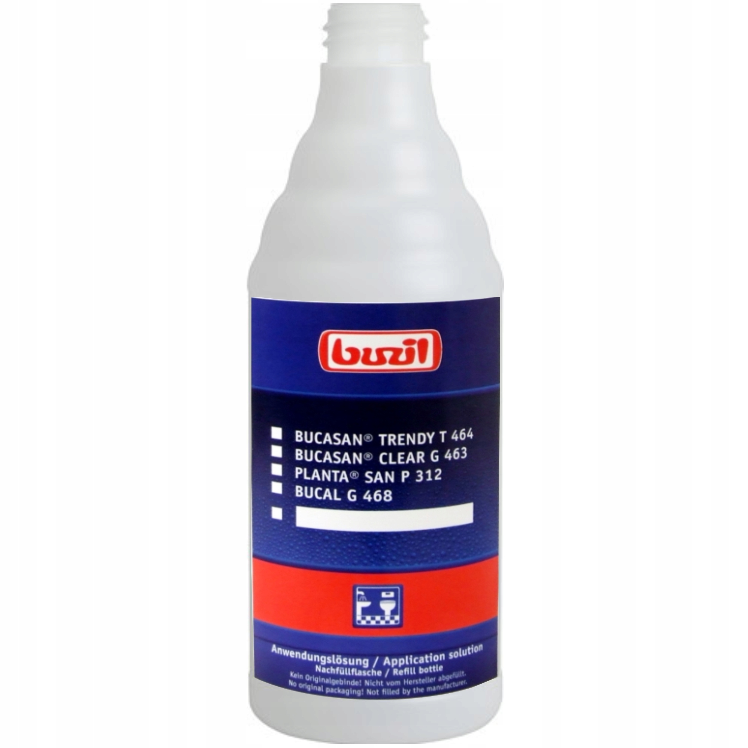 

Butelka Buzil H310 z etykietą sanitariaty 600 ml