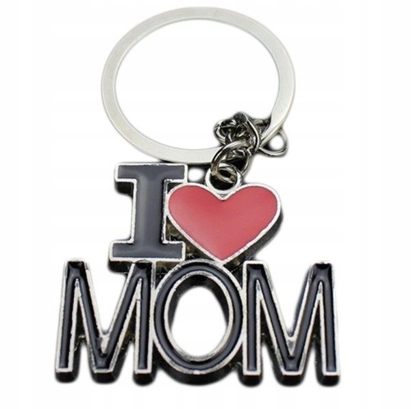 

J67 Brelok Brylok Breloczek Do Kluczy I Love Mom