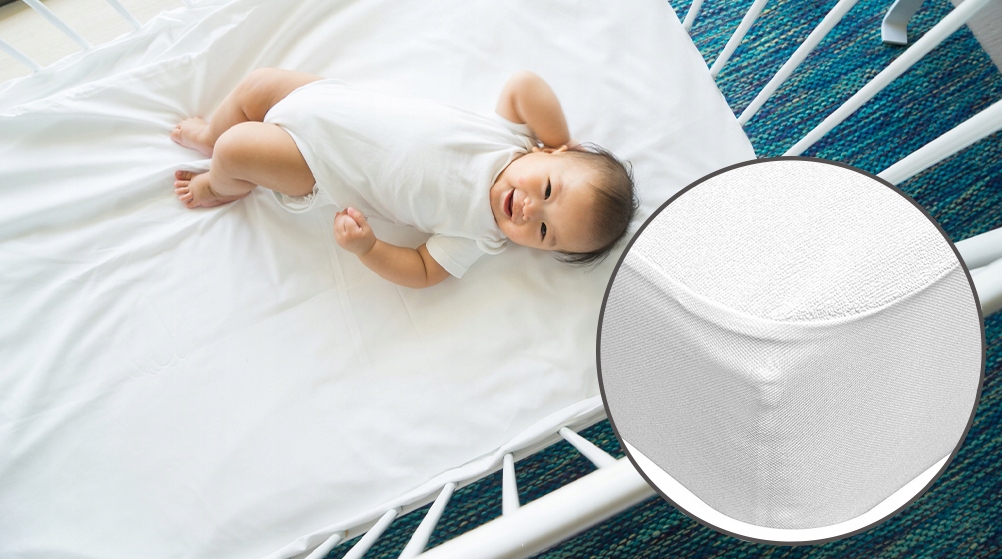 Prześcieradło wodoodporne z siatką POLSKIE 180x200