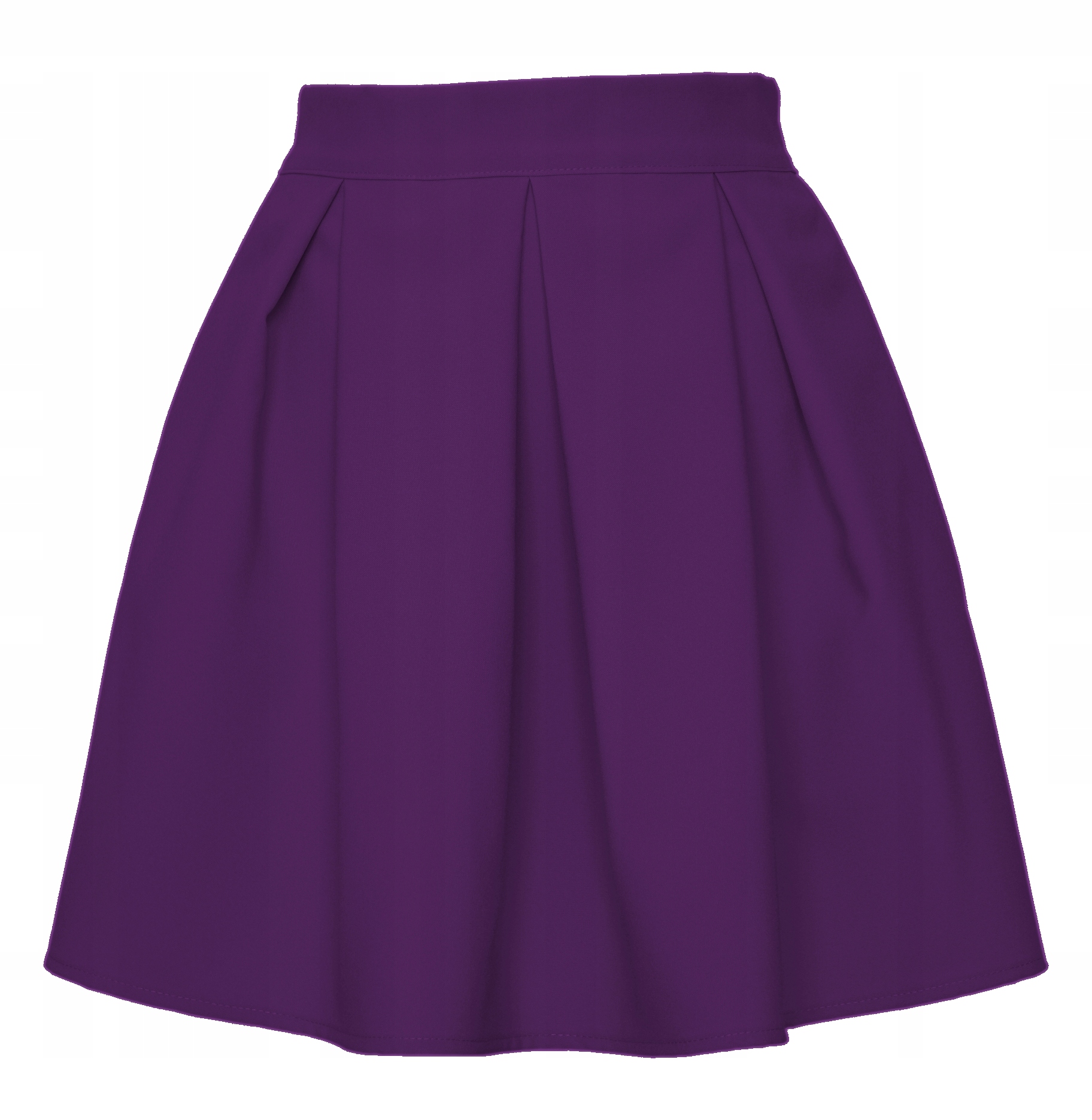 POLSKA FIOLETOWA SPÓDNICZKA W KONTRAFAŁDY 32 XXS