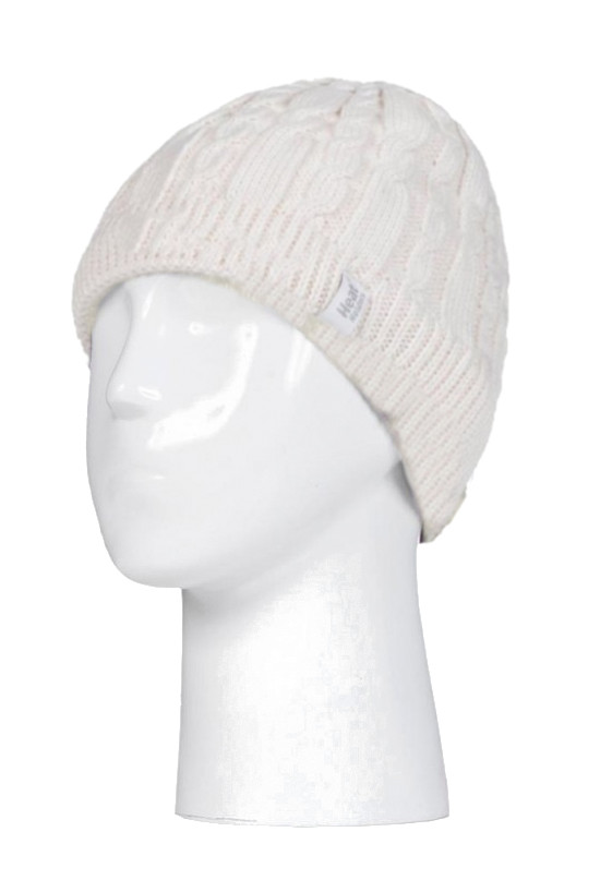 

Bardzo ciepła czapka Damska Heat Holder Kremowa