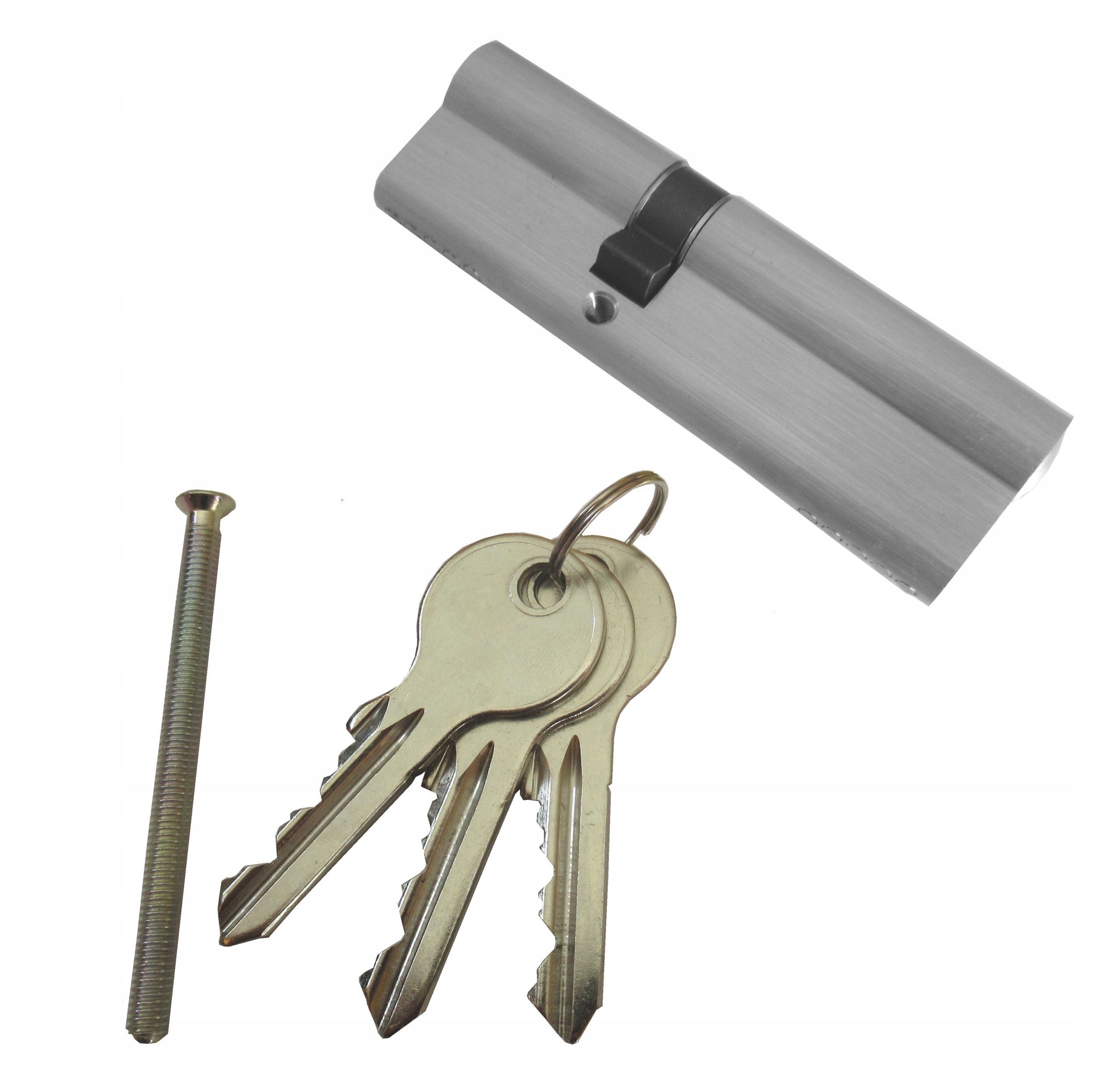 Bubnová Vložka Do Zámku Dveří Rámu Branky 35/70 Stříbrná Nikl 3 Klíče