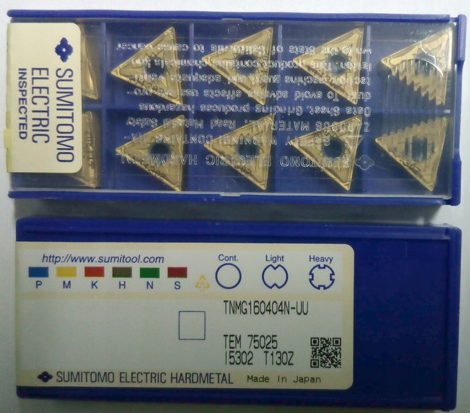 PŁYTKI TNMG 160404 N-UU T130Z SUMITOMO ***FV***