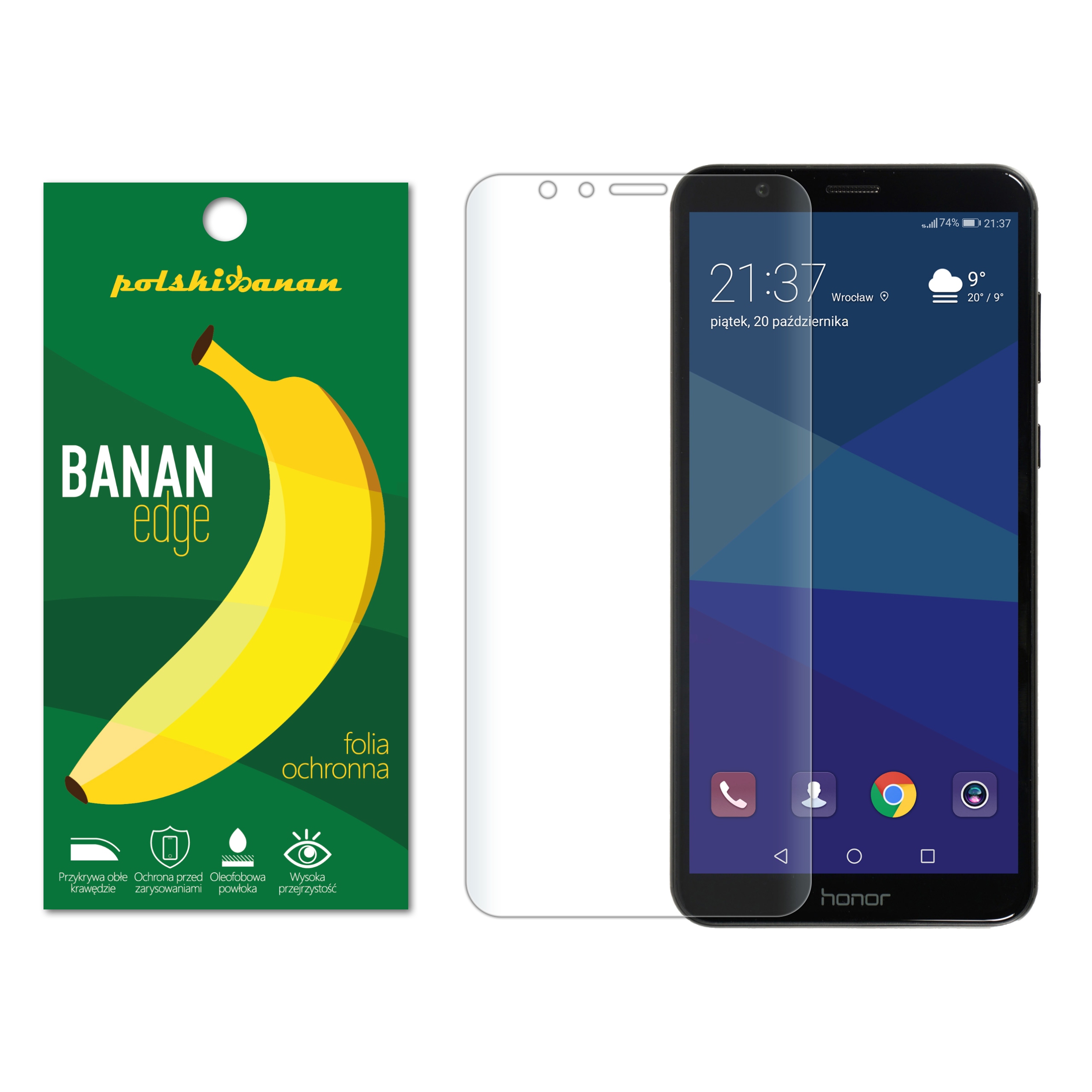 

Folia Ochronna Polski Banan do Huawei Honor 7X