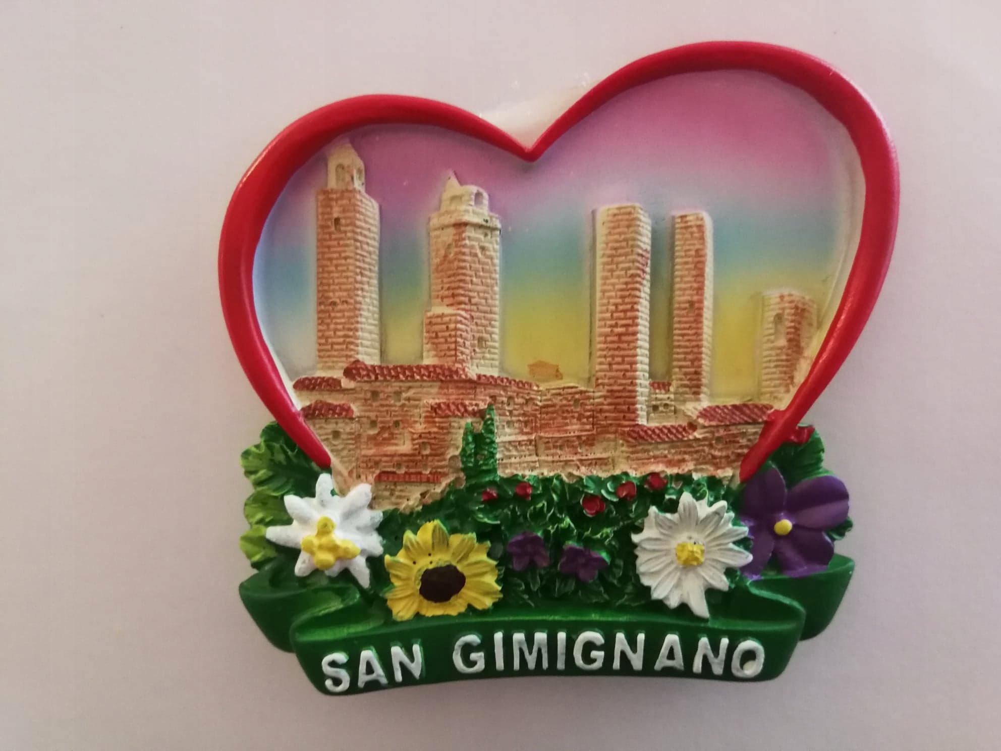 MAGNES MAGNETKA SERCE WŁOCHY SAN GIMIGNANO 1582