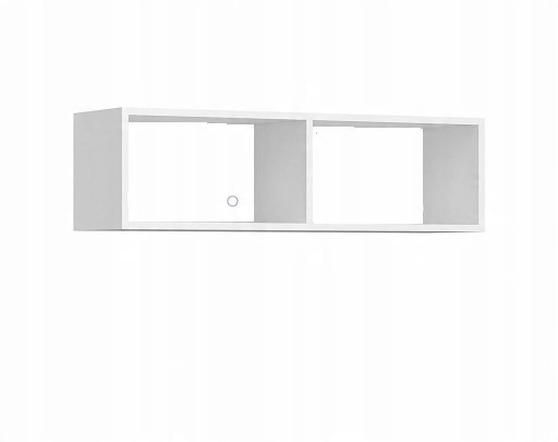 

Półka wisząca 110 cm biała, dąb sonoma