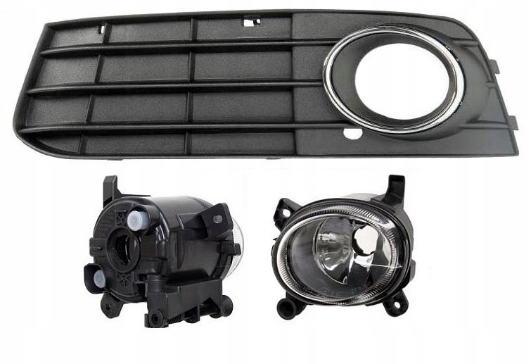 135529-E1 - Галоген + решетка AUDI A4 (B8), 2007-2011 л