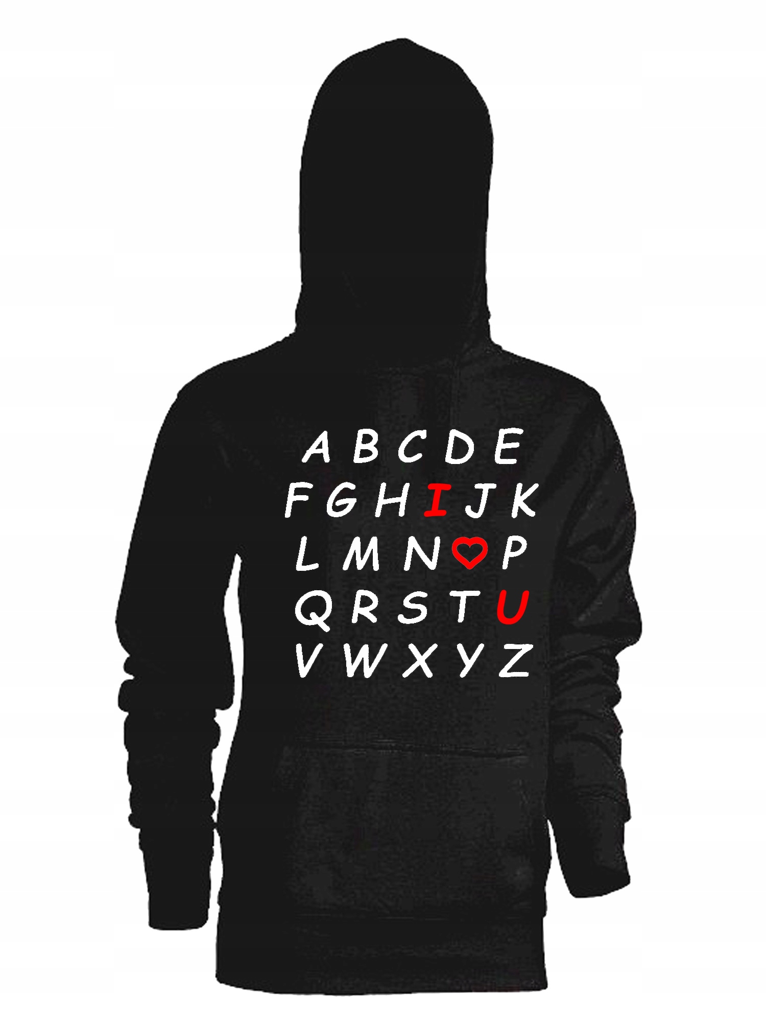 

Bluza bluzy z kapturem I Love You walentynki Hit