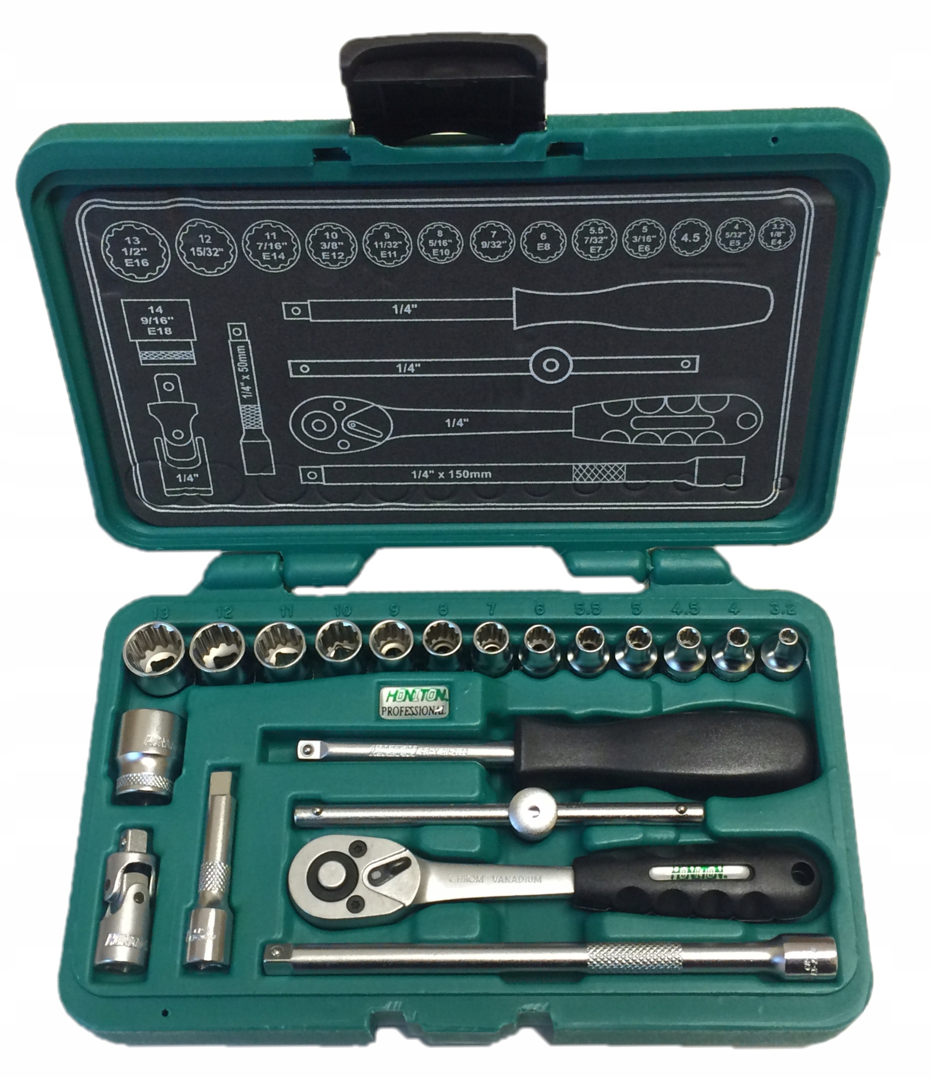 

Honiton Klucze nasadowe nasadki calowe Torx