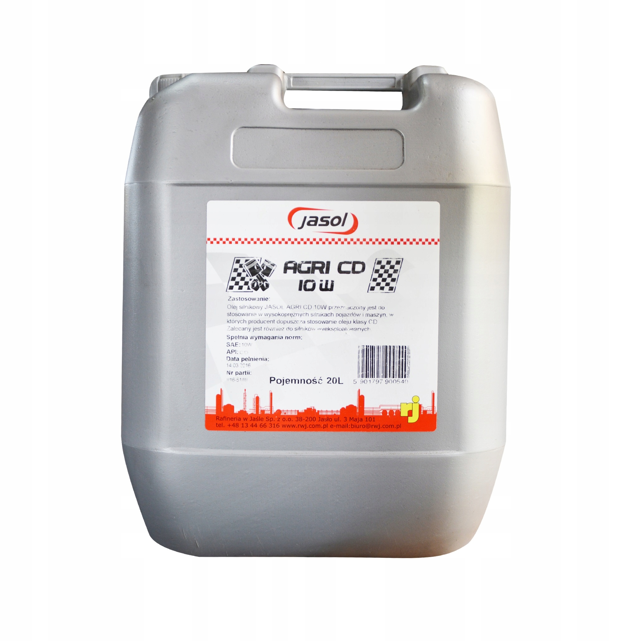 Моторное масло JASOL AGRI CD10W - - 20 литров