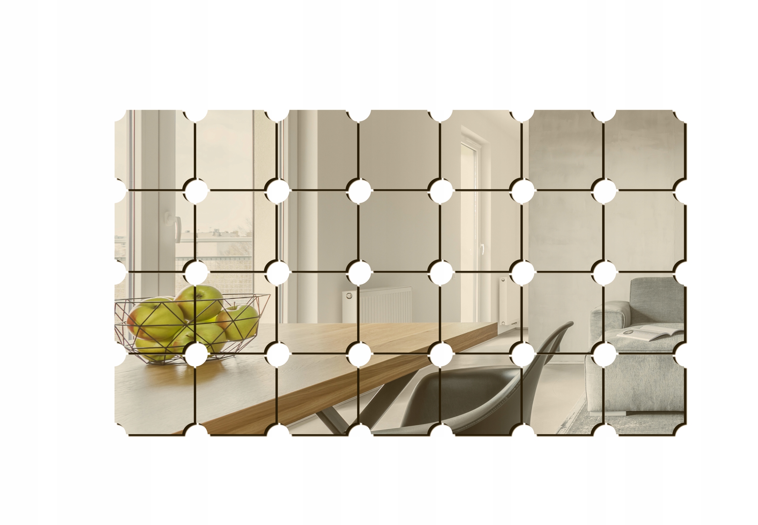 

Lustro akrylowe, nietłukące 119x68cm LZ-01